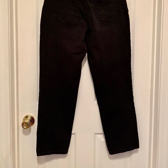 Black Gloria Vanderbilt Jeans Size 10 Short - Picture 6 of 6